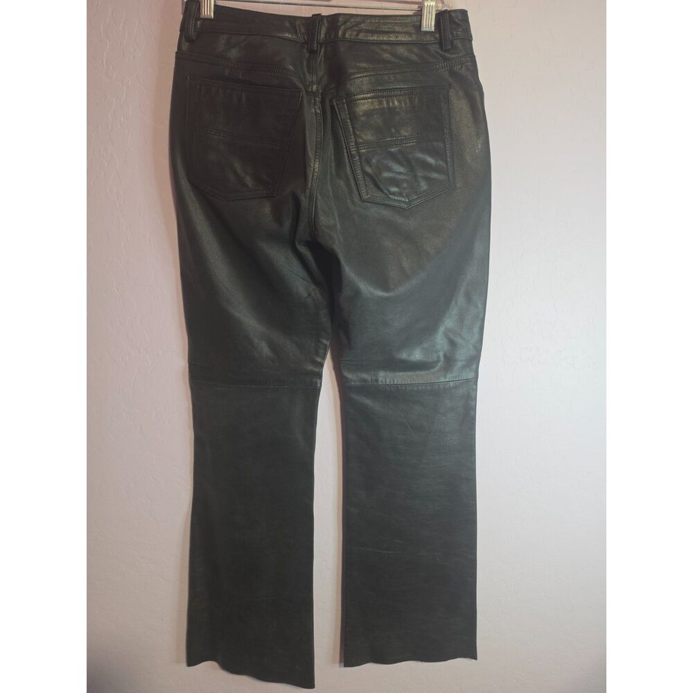 Express Black Leather Pants Womens Size 7/8